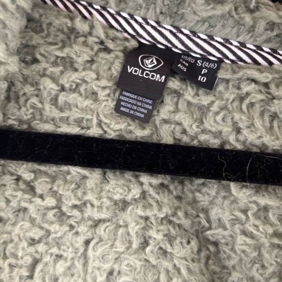 Volcom Sherpa jacket size small green - Picture 4 of 4